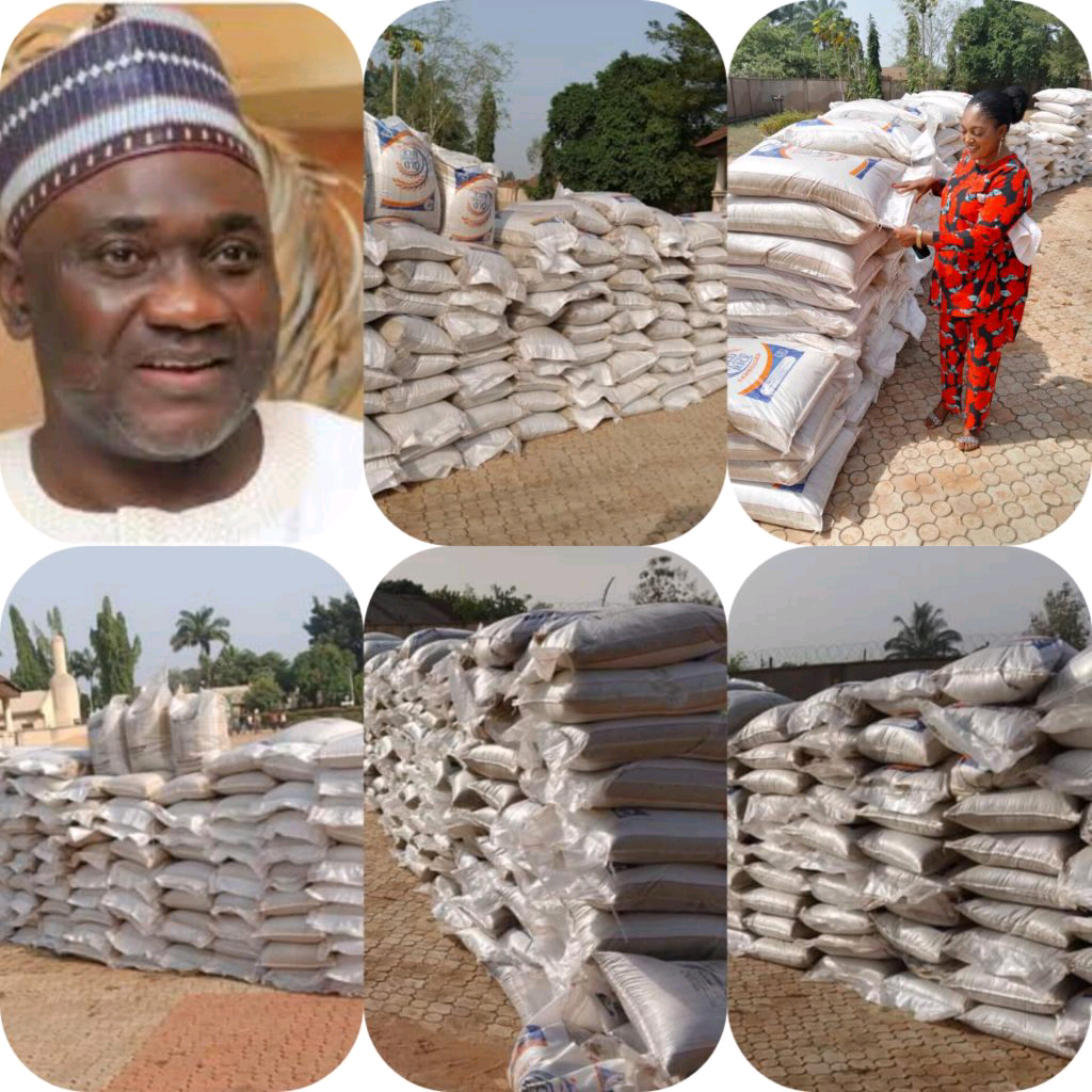 Yuletide: Senator Echocho distributes truck loads of rice to constituents