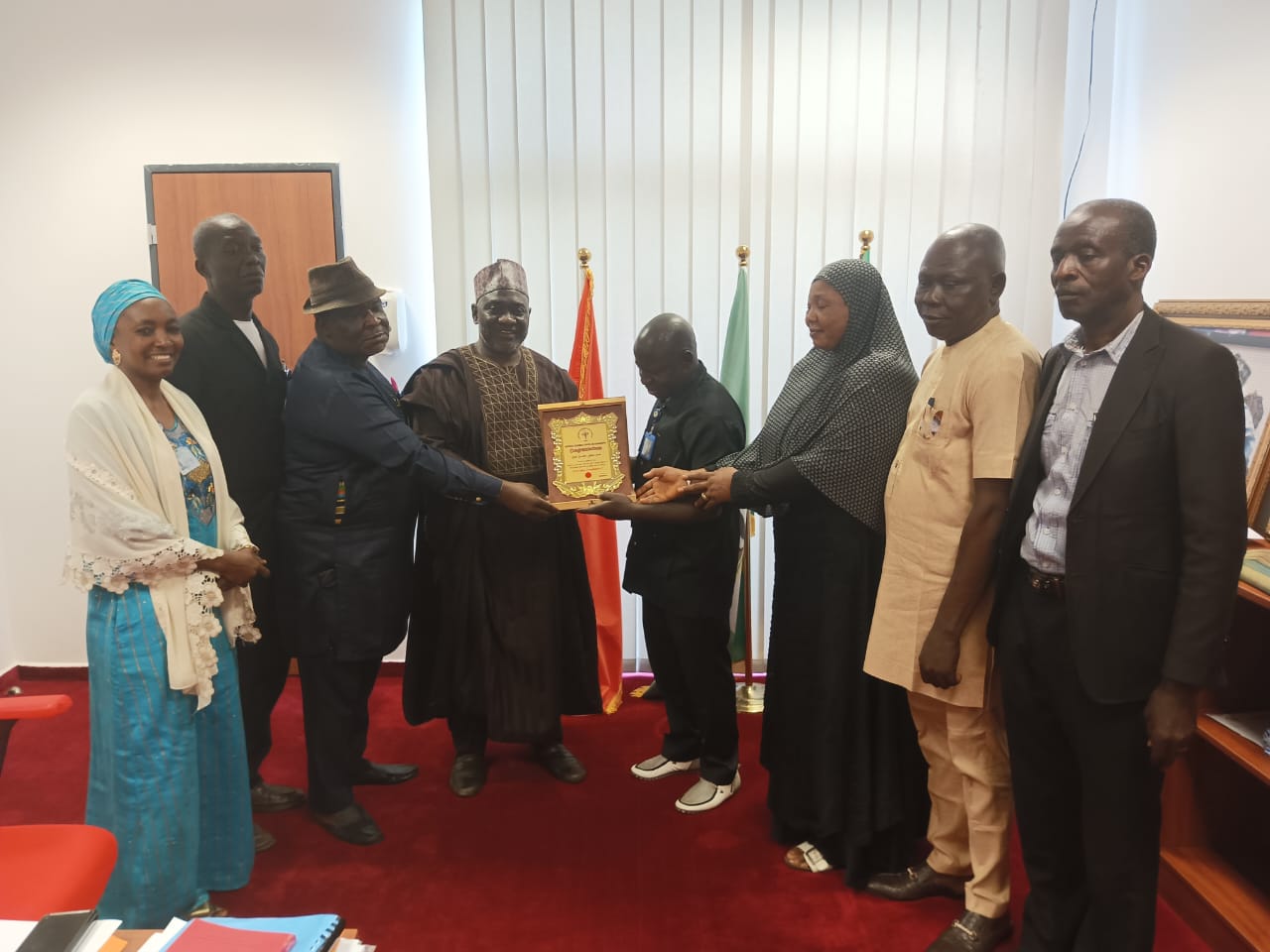 Kogi East NASS workers honour Senator Isah Jibrin