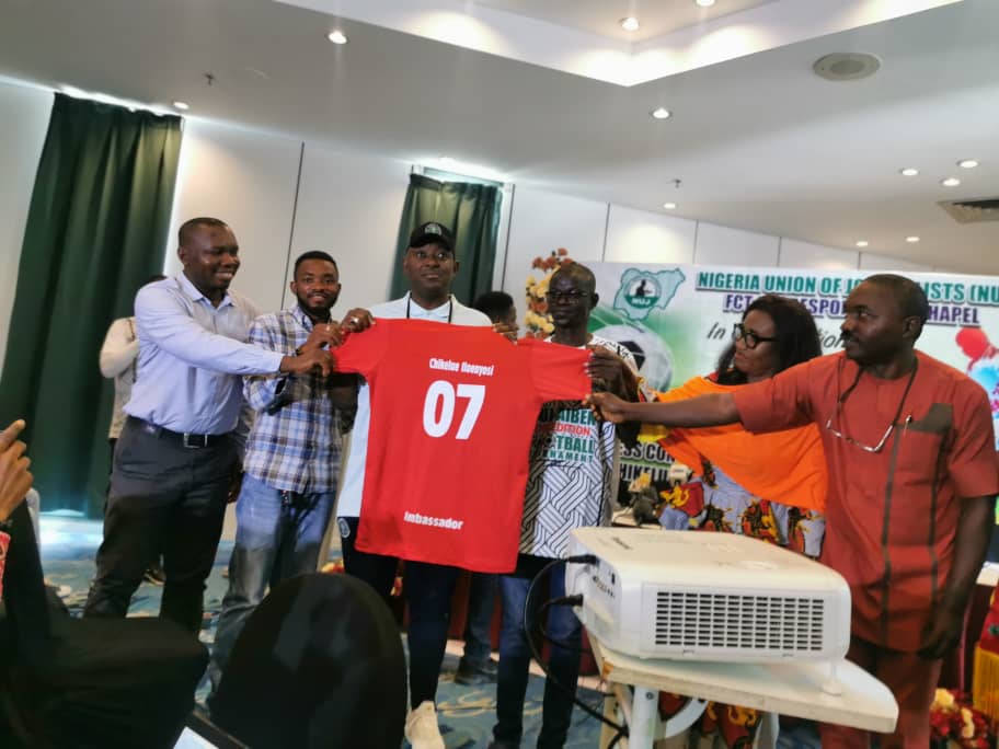 NUJ FCT Correspondents football tourney receives boost at unveiling of brand ambassador