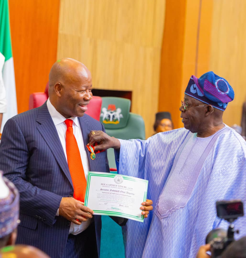Democracy Day: Akpabio pays tribute to Tinubu as architect of Nigerian democracy